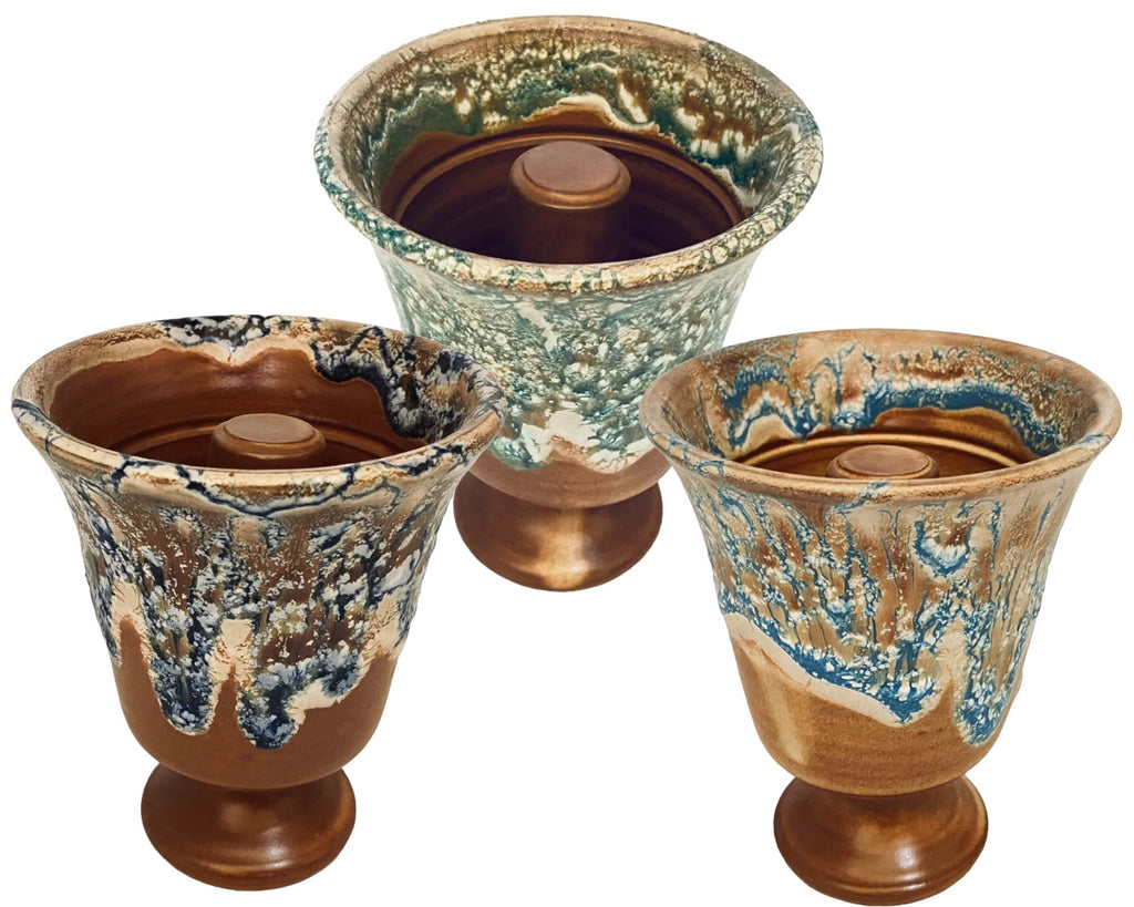 Pythagorean Greedy Cups 11cm, set of 3 Greek Ceramic conteporary designs