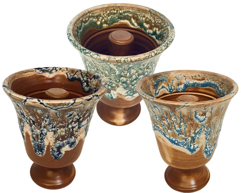 Pythagorean Greedy Cups 11cm, set of 3 Greek Ceramic conteporary designs