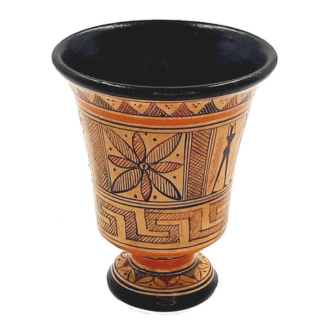 Pythagorean cup,Greedy Cup 11,5cm ,Geometric Art Pottery Cup - ifigeneiaceramics