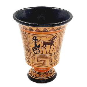 Pythagorean cup,Greedy Cup 11,5cm ,Geometric Art Pottery Cup - ifigeneiaceramics