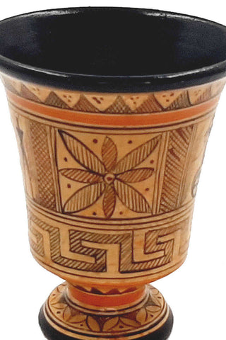Pythagorean cup,Greedy Cup 11,5cm ,Geometric Art Pottery Cup - ifigeneiaceramics