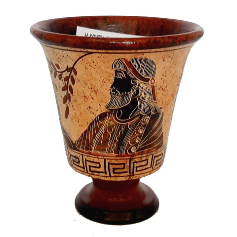 Pythagorean cup,Greedy Cup 11cm,Shows Pythagoras - ifigeneiaceramics