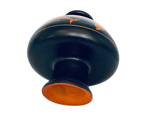 Red Figure Psykter 25cm,vase for cooling wine,Greek Pottery Museum Replica