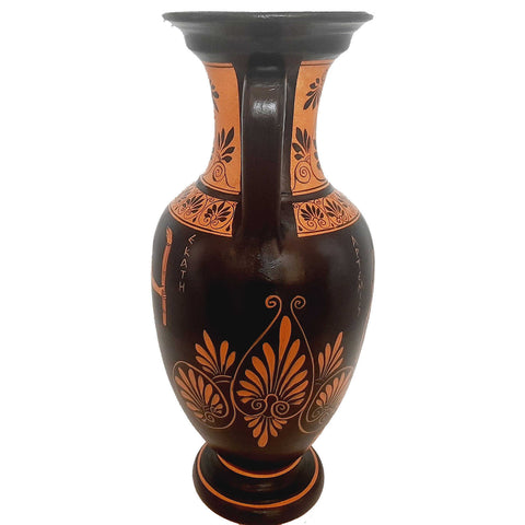 Red figure Pottery Vase 36cm ,Hecate and Goddess Artemis