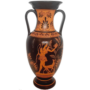 Red figure Pottery Vase 36cm ,Hecate and Goddess Artemis