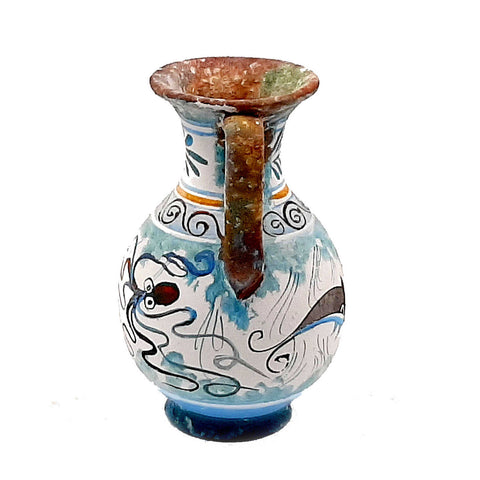 Set of 2 Minoan Art vases 13cm,Ancient Greek Pottery - ifigeneiaceramics