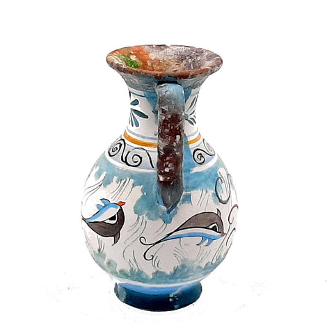 Set of 2 Minoan Art vases 13cm,Ancient Greek Pottery - ifigeneiaceramics