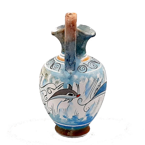 Set of 2 Minoan Art vases 13cm,Ancient Greek Pottery - ifigeneiaceramics