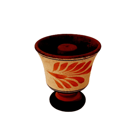 Set of 3 Pythagorean Cups,Showing Pythagoras,God Zeus and God Dionysus