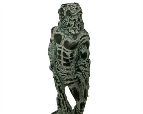 Statue of Hercules,Ancient Greek Hero, Green Patina Plaster sculpture 22cm