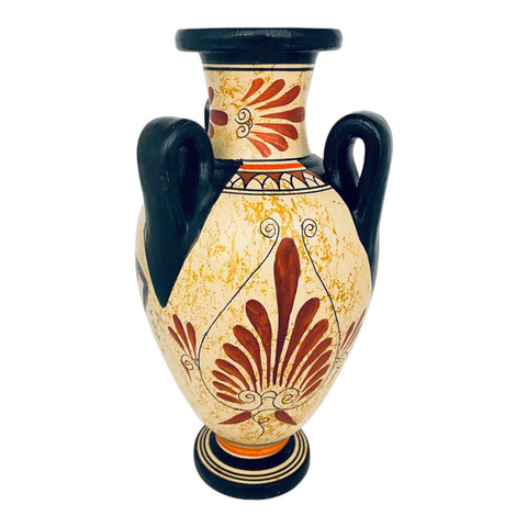Ancient Greek Amphora 22cm, Showing God Ares and Goddess Aphrodite