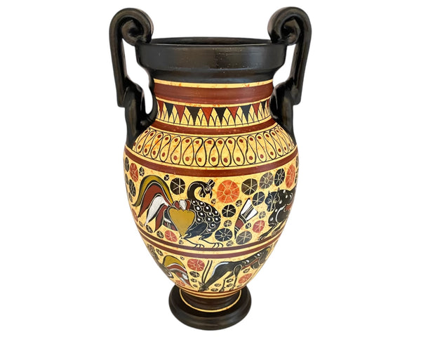 Ancient Greek Pottery volute Krater 29cm,Corinthian art