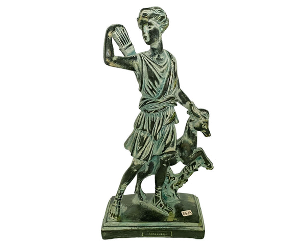 Άγαλμα Άρτεμης, Θεά του Κυνηγιού, Ελληνικό Γύψινο Γλυπτό 25 εκ.