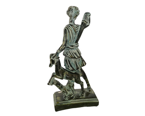 Artemis Statue, the Goddess of Hunting,Greek Plaster Sculpture 25cm