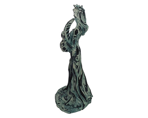 Fortuna Statue,The Greek Goddess of Luck,Plaster sculpture Cast 22cm