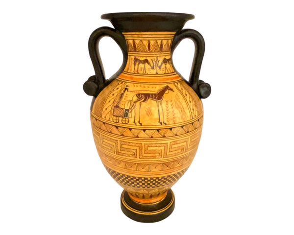 Geometric Amphora 26cm,Ancient Greek Pottery Vase 