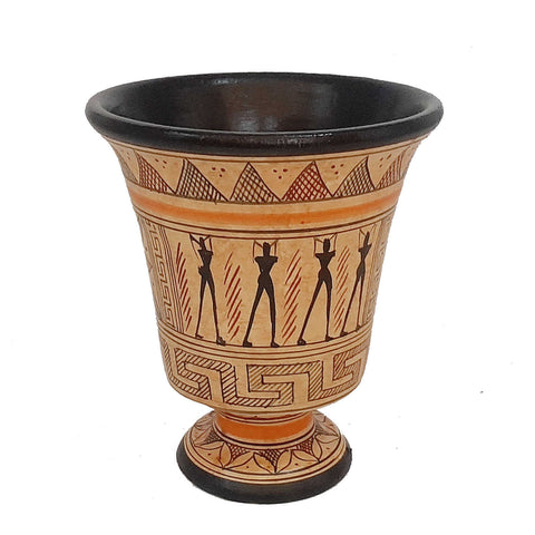 Geometric Art Pottery,Pythagorean Cup 11cm ,Owl