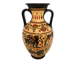 Amphore de poterie grecque, Vase 26cm, Art corinthien antique
