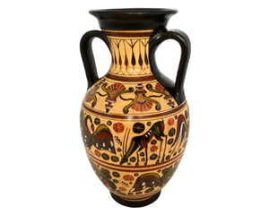Greek Pottery Amphora,Vase 26cm,Ancient Corinthian art
