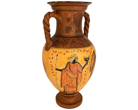 Greek Pottery Vase Amphora 36cm,Showing Achilles and Patroclus