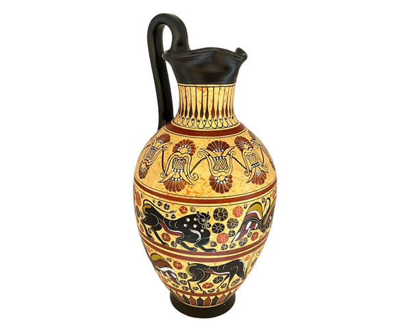 Oinochoe jar 29cm,Ancient Greek Pottery,Corinthian art