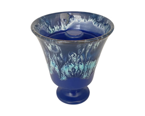 Pythagorean Greedy Cups 11cm, set of 2 conteporary designs blue shades