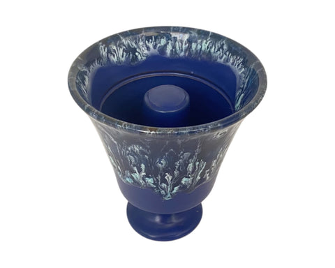 Pythagoreische gierige Becher, 11 cm, 2er-Set, zeitgenössische Designs, Blautöne