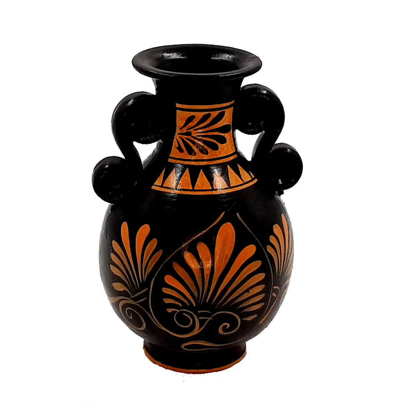 Red Figure Amphora 13cm,shows Achilles,Ancient Greek Pottery