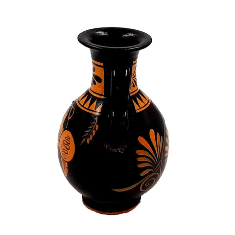 Red Figure Amphora 13cm,shows Achilles,Ancient Greek Pottery