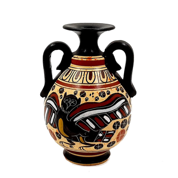 Corinthian Art Amphora 11,5cm,Ancient  Greek Pottery - ifigeneiaceramics