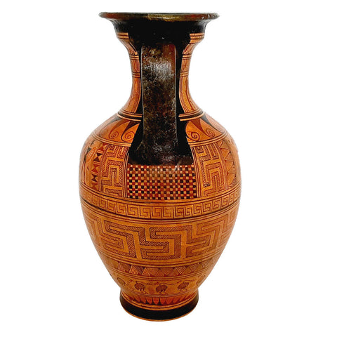 Geometric Amphora Vase 26cm,Ancient Greek Pottery Amphora