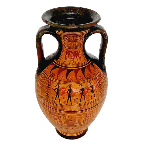 Geometric Amphora Vase 26cm,Ancient Greek Pottery Amphora