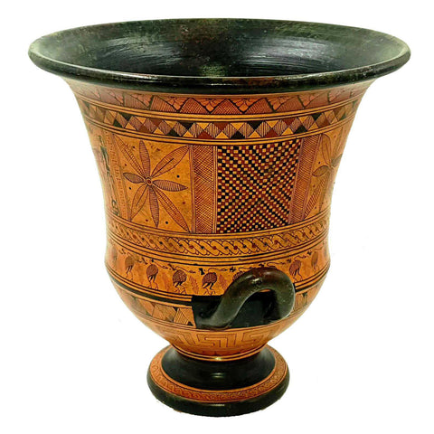 Geometric Krater Vase 26cm,Greek Art Pottery