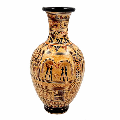 Geometric funeral Amphora 21cm,Dipylon Cemetery - ifigeneiaceramics