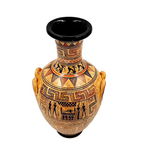 Geometric funeral Amphora 21cm,Dipylon Cemetery - ifigeneiaceramics