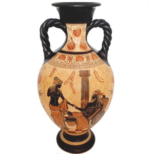 Goddess Aphrodite with Ares,Hephaestus with thetis,Greek Pottery Vase Amphora 46cm
