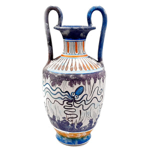 Greek Cretan Vase 25cm,Minoan Art Pottery - ifigeneiaceramics