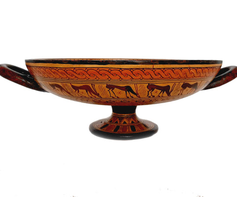 Greek Pottery Kylix 26cm diameter,Geometric Art