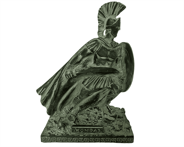 Λεωνίδας με σπαθί γλυπτό,ο βασιλιάς της Σπάρτης ,Γύψινο άγαλμα 28cm