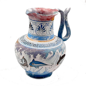 Minoan Vase, Oinochoe 16cm, Ancient Greek Pottery - ifigeneiaceramics