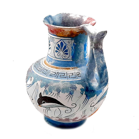 Minoan Vase, Oinochoe 16cm, Ancient Greek Pottery - ifigeneiaceramics