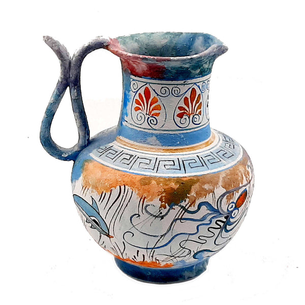 Minoan Vase, Oinochoe 16cm, Ancient Greek Pottery - ifigeneiaceramics