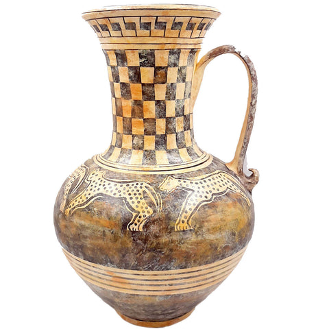 Oinochoe Cretan 36cm,Museum Replicas,Greek Pottery