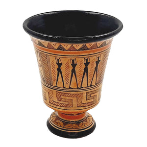 Coupe pythagoricienne, Coupe gourmande 11,5 cm, Coupe de poterie d'art géométrique