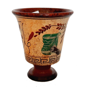 Pythagorean cup,Greedy Cup 11cm,Shows Pythagoras - ifigeneiaceramics