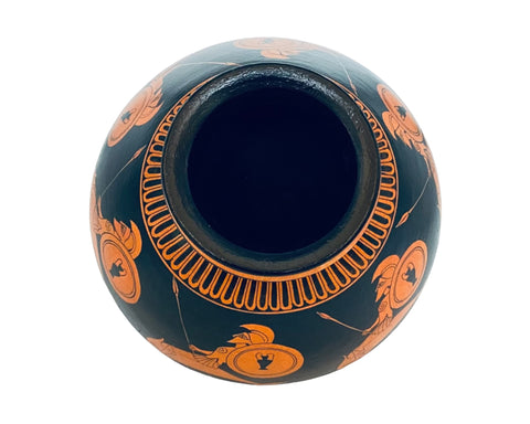 Red Figure Psykter 25cm,vase for cooling wine,Greek Pottery Museum Replica