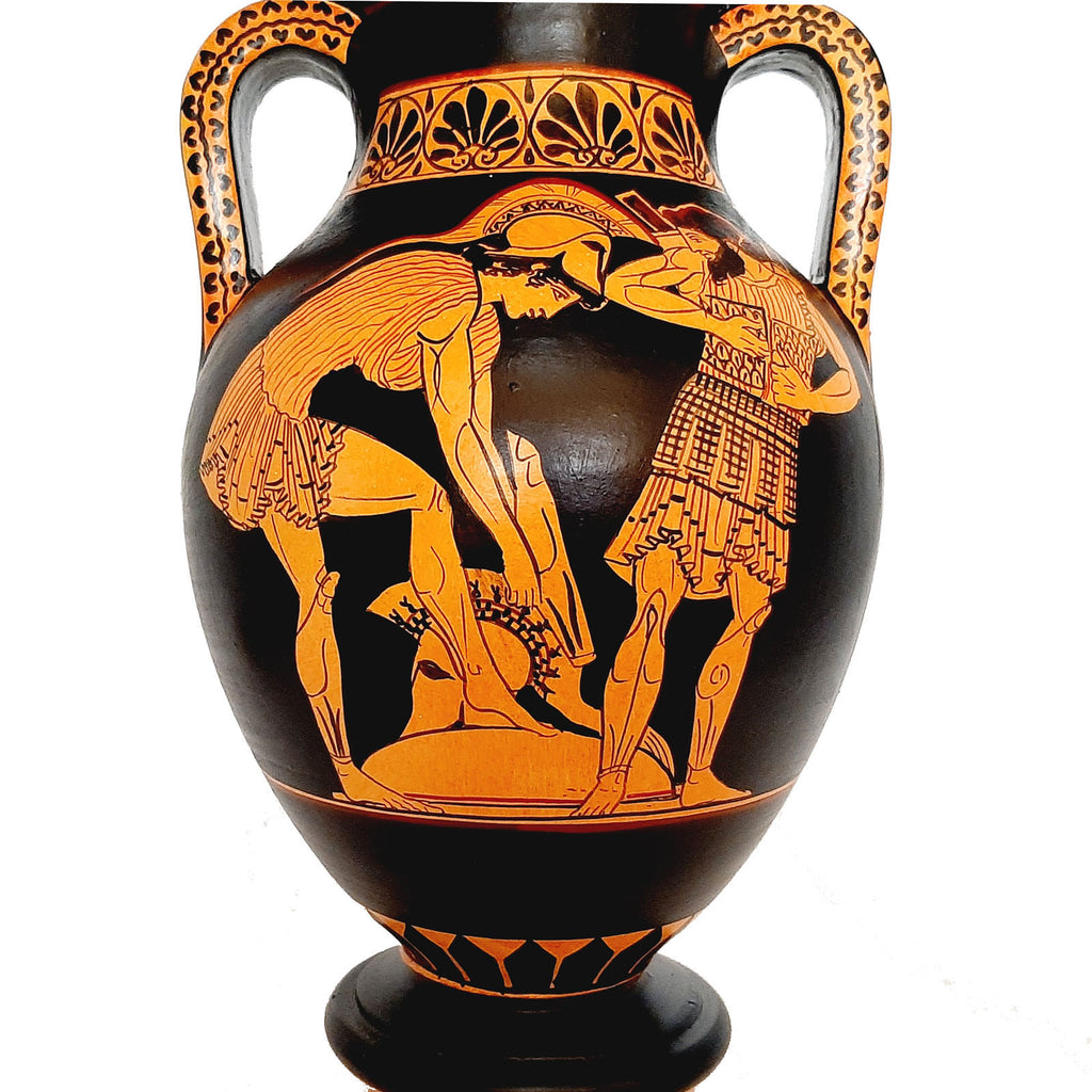 Red Figure Ware Battle of Centaurs & Lapiths Red-Figure Amphora 24cm – ifigeneiaceramics