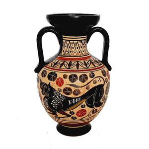 Set of 2 Corinthian Art vases 13,5cm,Ancient  Greek Pottery - ifigeneiaceramics