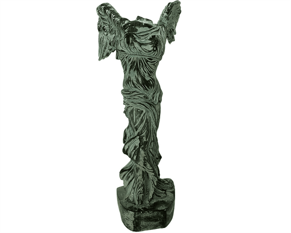 La Victoire ailée de Samothrace, La Déesse grecque Nike, Répliques de sculpture en plâtre 36cm