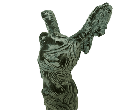 La Victoire ailée de Samothrace, La Déesse grecque Nike, Répliques de sculpture en plâtre 36cm